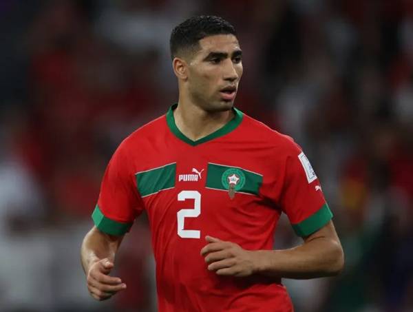 Số áo của Hakimi